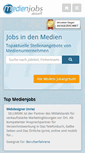 Mobile Screenshot of medienjobs-aktuell.de